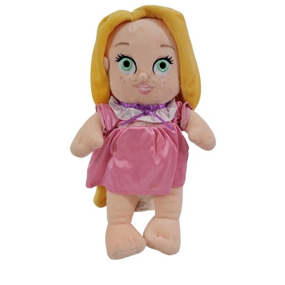 Disney Park Babies Tangled RAPUNZEL Soft Plush Princess Green Eyes 12” Doll - Picture 12 of 16